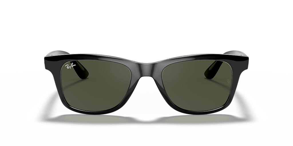 RAY-BAN RB4640 Black - Unisex Sunglasses, G-15 Green Lens