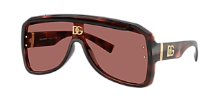 Dolce&Gabbana DG4354 M (58 - 15) with Brown lenses and Blue frame