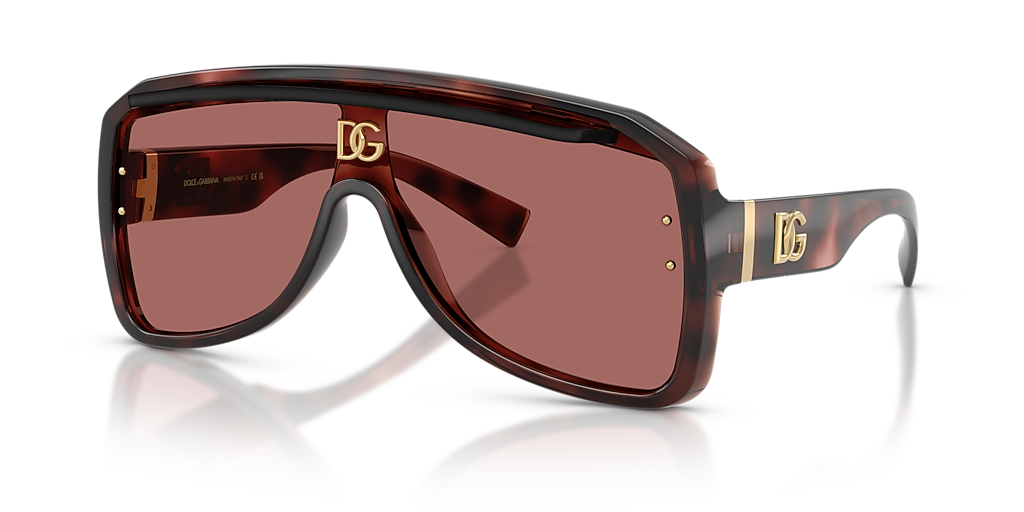 Dolce&Gabbana DG6205 XXL (0 - 137) with Violet lenses and Tortoise