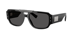 Dolce&Gabbana DG4507 L (0 - 127) with Grey lenses and Black frame
