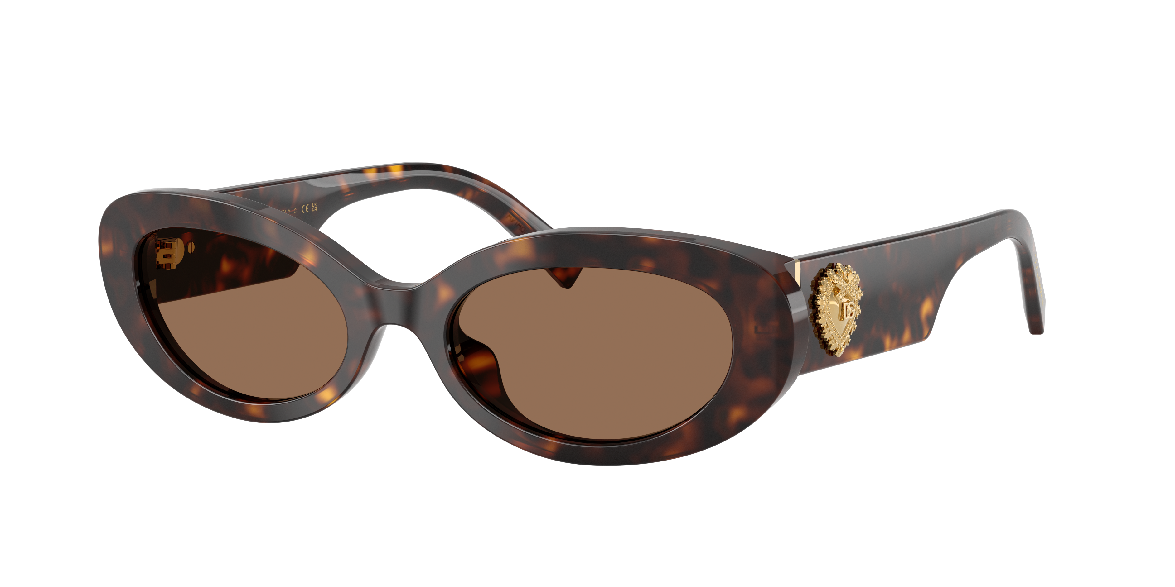 Dolce&Gabbana Woman Sunglass DG4537 -  Frame color: Havana, Lens color: Dark Brown