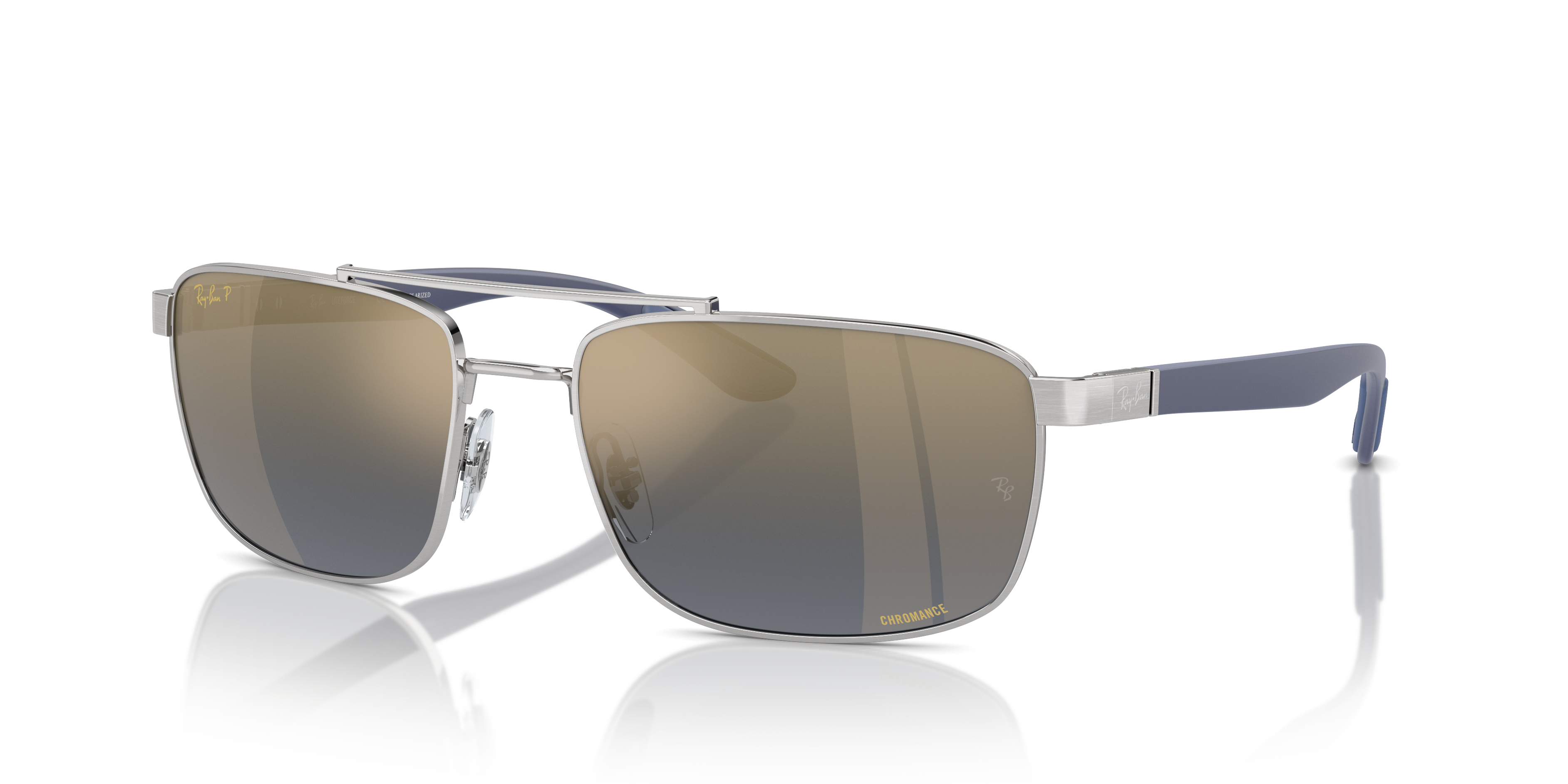 Ray-Ban RB3737CH RB3737 Chromance XXL (60 - 18) with Blue