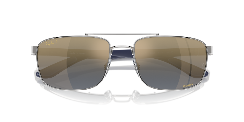 Ray-Ban RB3737CH RB3737 Chromance XXL (60 - 18) with Blue lenses