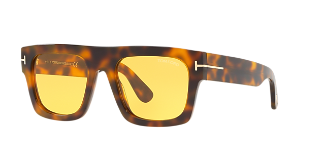 Tom Ford FT0711 53 Brown & Ivory Sunglasses | Sunglass Hut USA