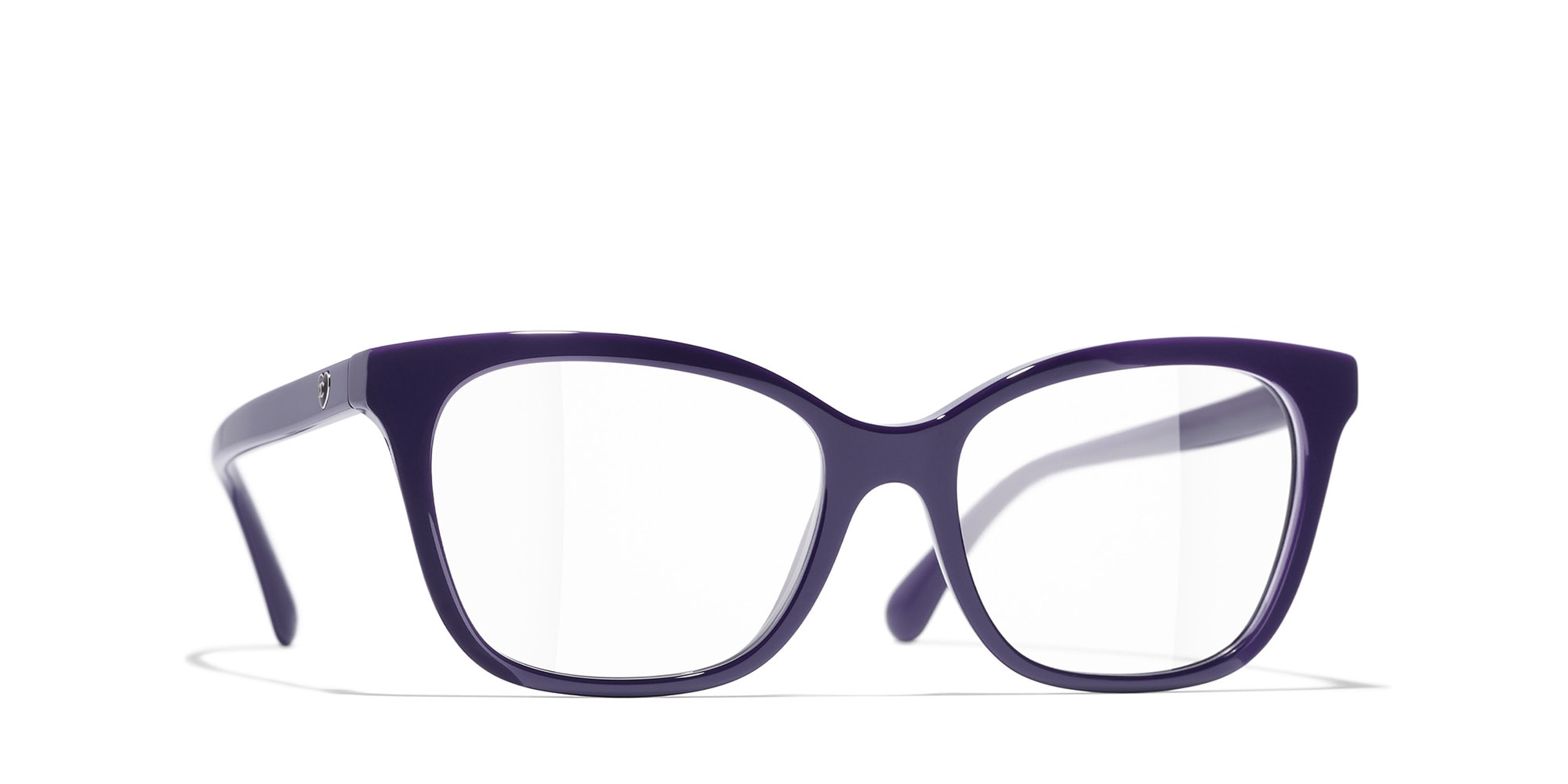 Chanel Woman Sunglass Rectangle Eyeglasses CH3463 -  Frame color: Purple, Lens color: Demo Lens