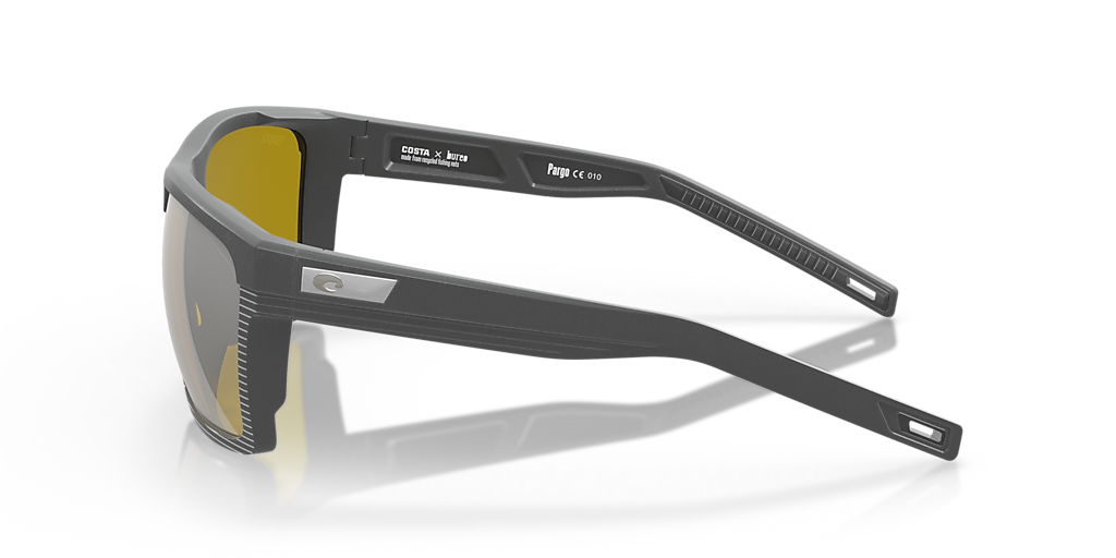 COSTA 6S9086 Pargo Dark Gray - Man Sunglasses, Sunrise Silver Mirror Lens