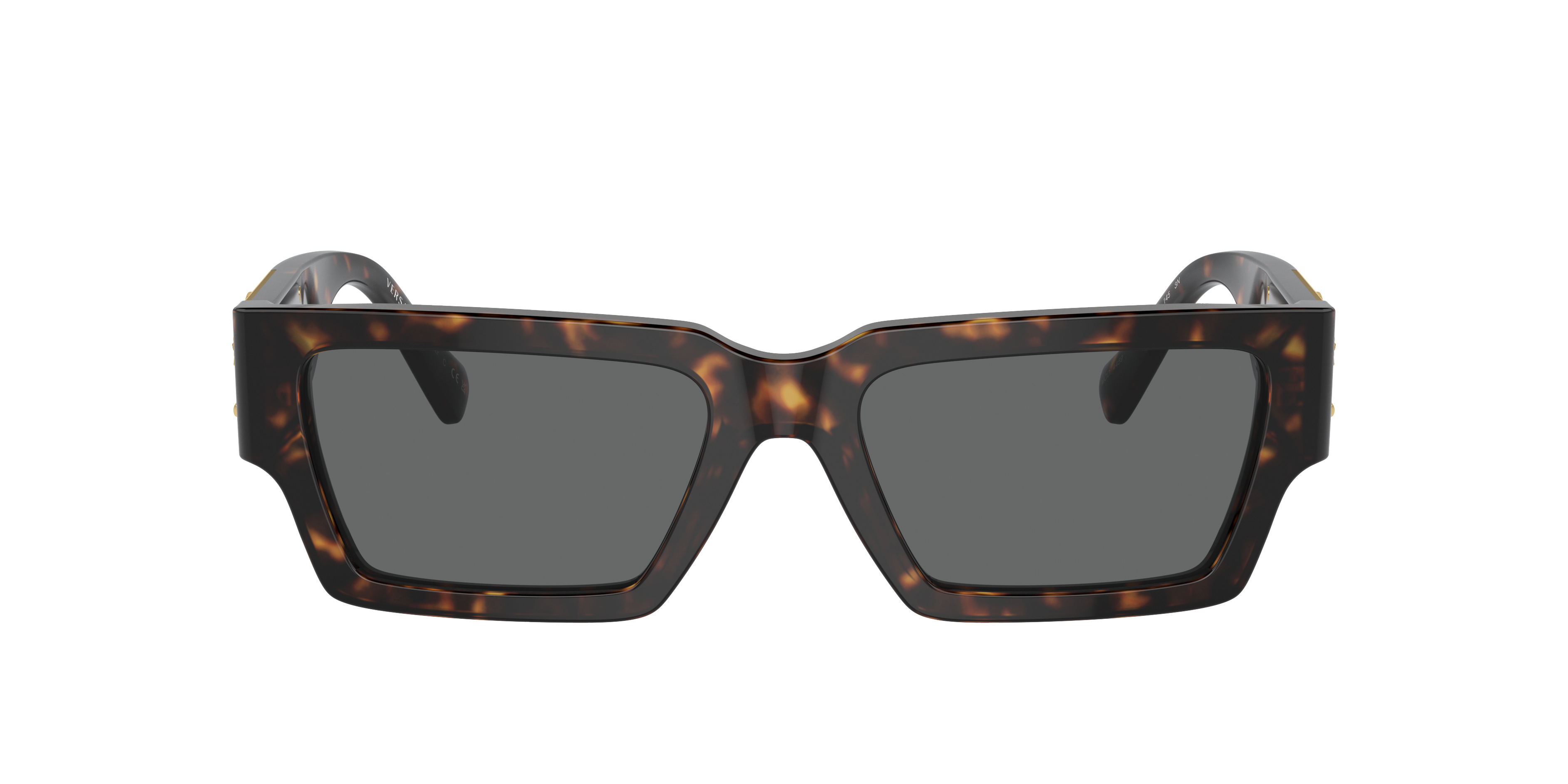 Versace VE4459 S (54 - 18) with Grey lenses and Tortoise frame