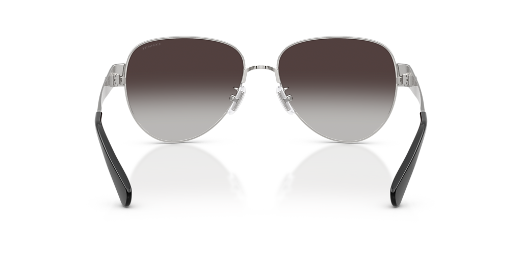 Coach CDP37 L (57 - 16) with Grey lenses and Silver frame 