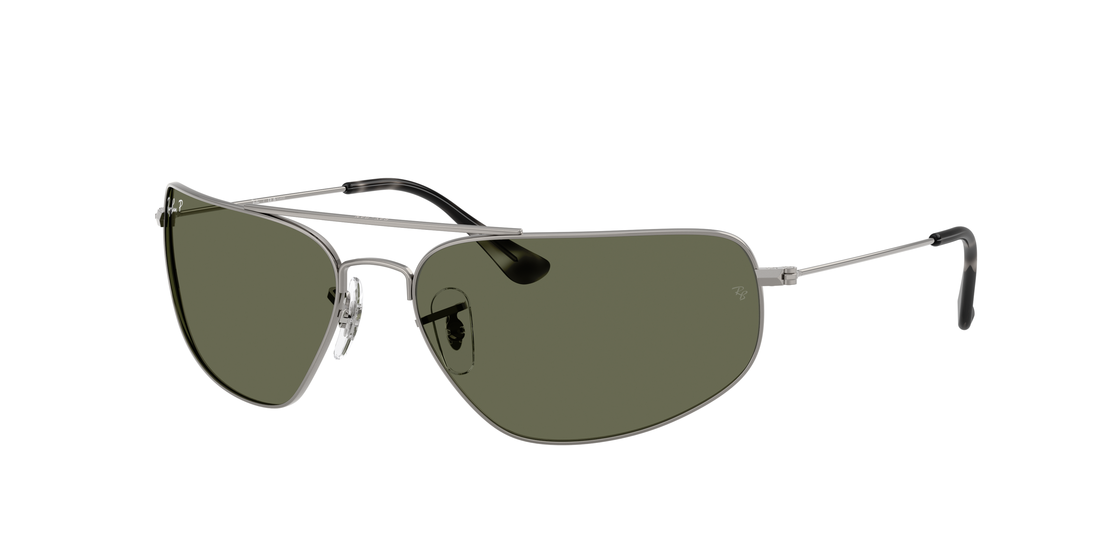 Ray-Ban Unisex Grün Polarized Sunglass Rb3780 - Rahmenfarbe: Gunmetal, Linsenfarbe: