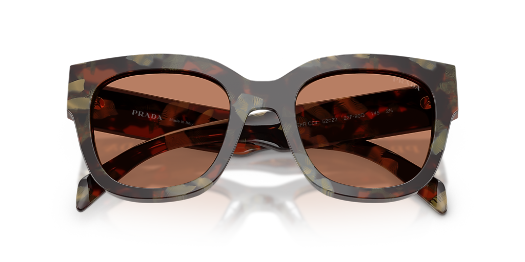 Prada PR C04S M (52 - 22) with Brown lenses and Tortoise  display picture 1