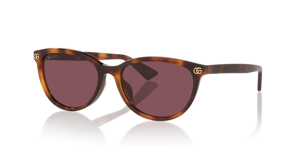 Gucci GG1818SK M (56 - 17) with Violet lenses and Tortoise frame