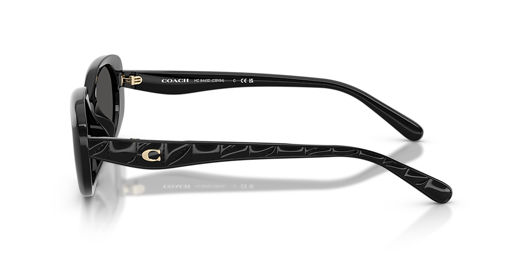 Coach CBY84 M (54 - 17) with Grey lenses and Black frame