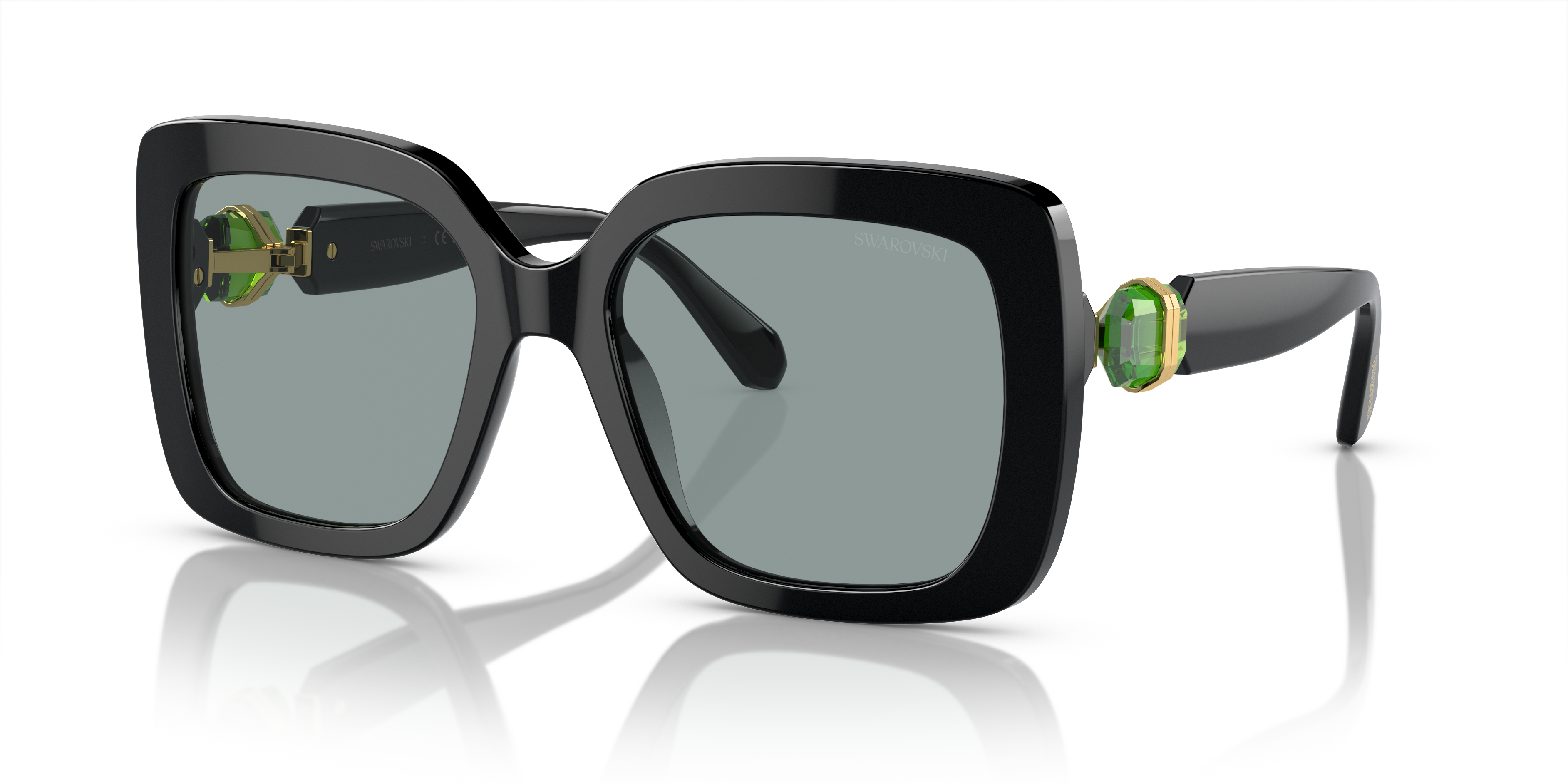 Swarovski SK6001 S (55 - 19) with Grey lenses and Black frame