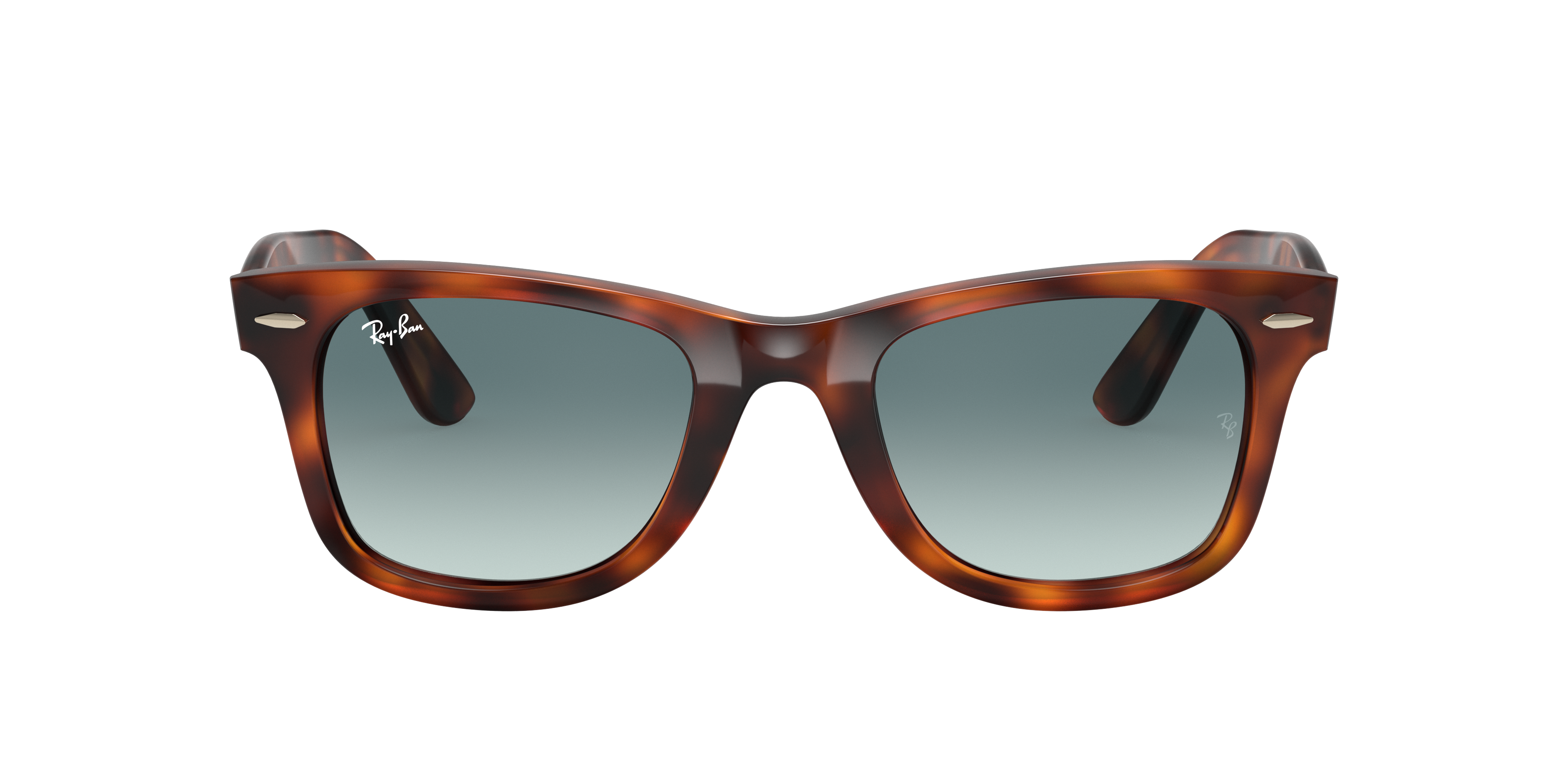 Ray-Ban Wayfarer Ease M (50 - 22) with Blue lenses and Tortoise