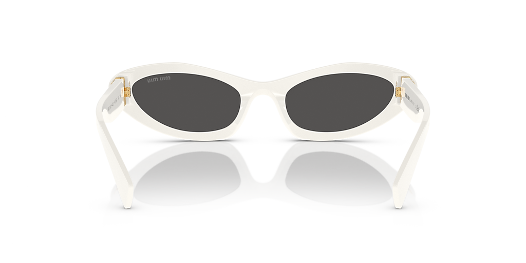 Miu Miu MU 09YS M (54 - 20) with Grey lenses and White frame