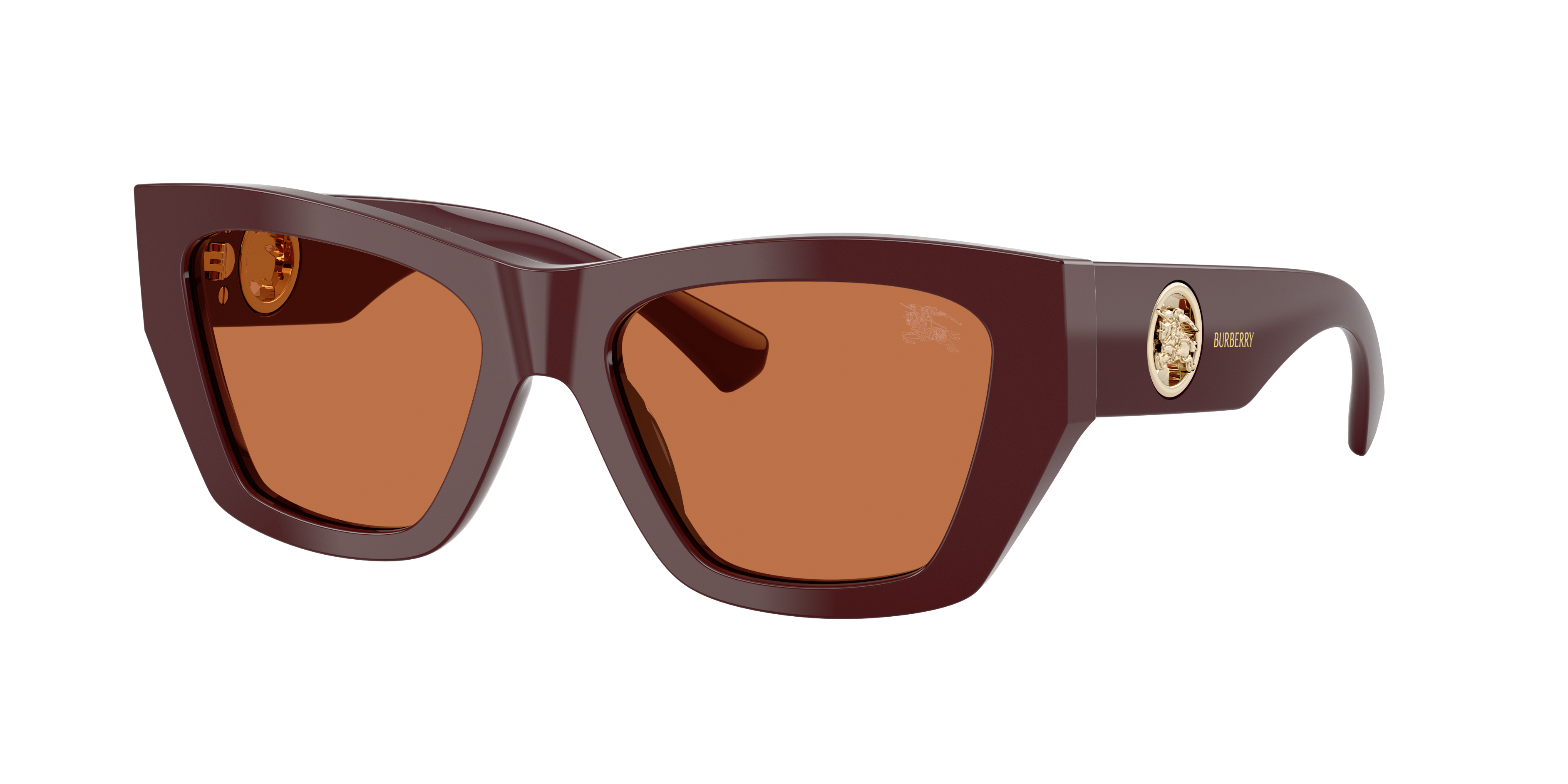 Burberry Woman Sunglass BE4492 -  Frame color: Bordeaux, Lens color: Brown