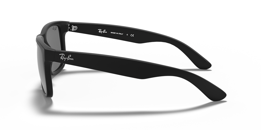 Ray-Ban RB4165-F JUSTIN ブラックサングラス Ray-Ban RB4165 Justin Color Mix S (54 - 16) with Silver