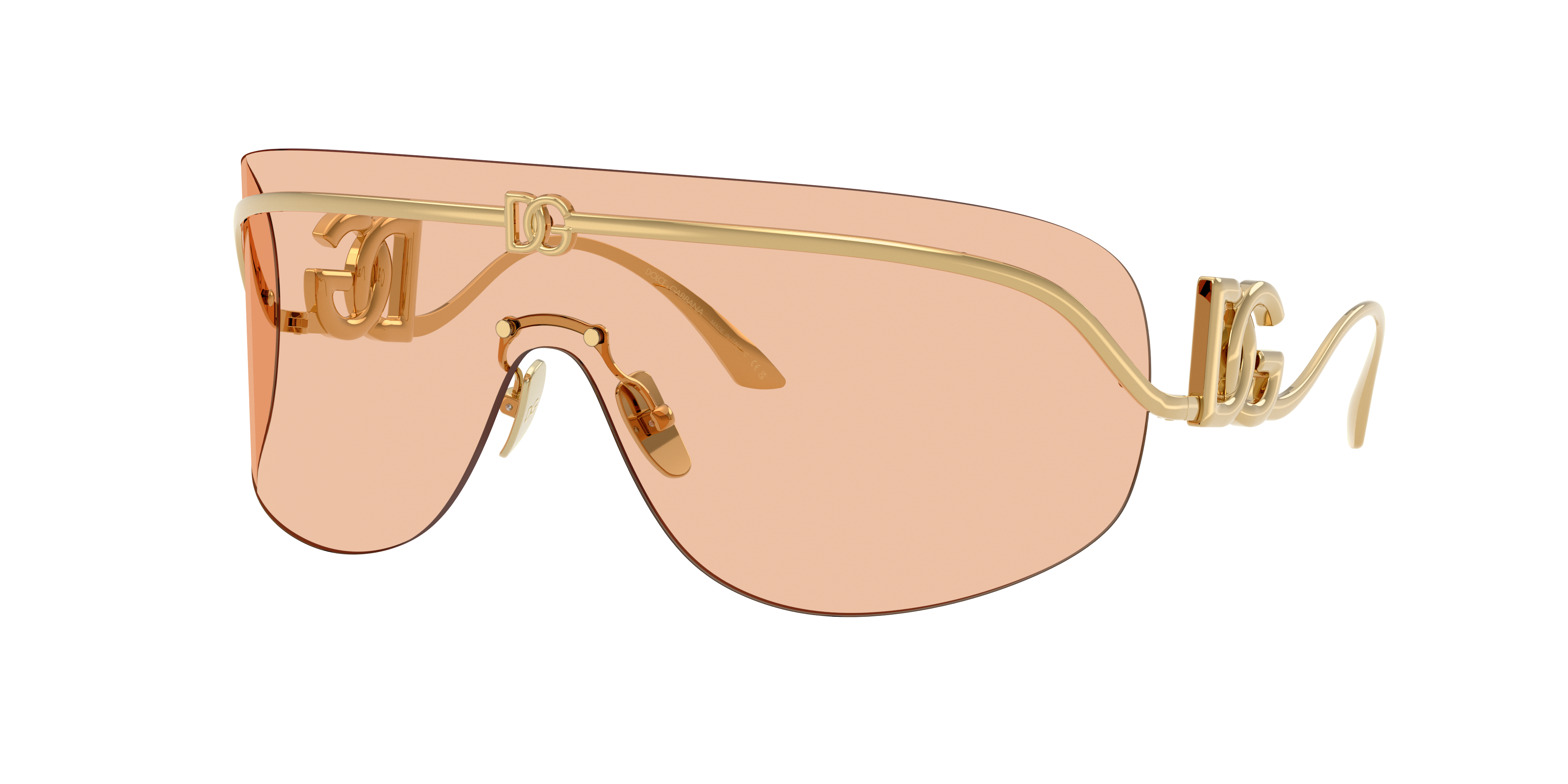 Dolce&Gabbana DG2320 XL (0 - 140) with Brown lenses and Gold frame