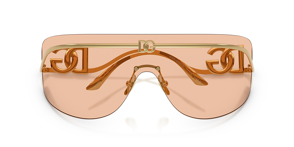 Dolce&Gabbana DG2320 XL (0 - 140) with Brown lenses and Gold frame