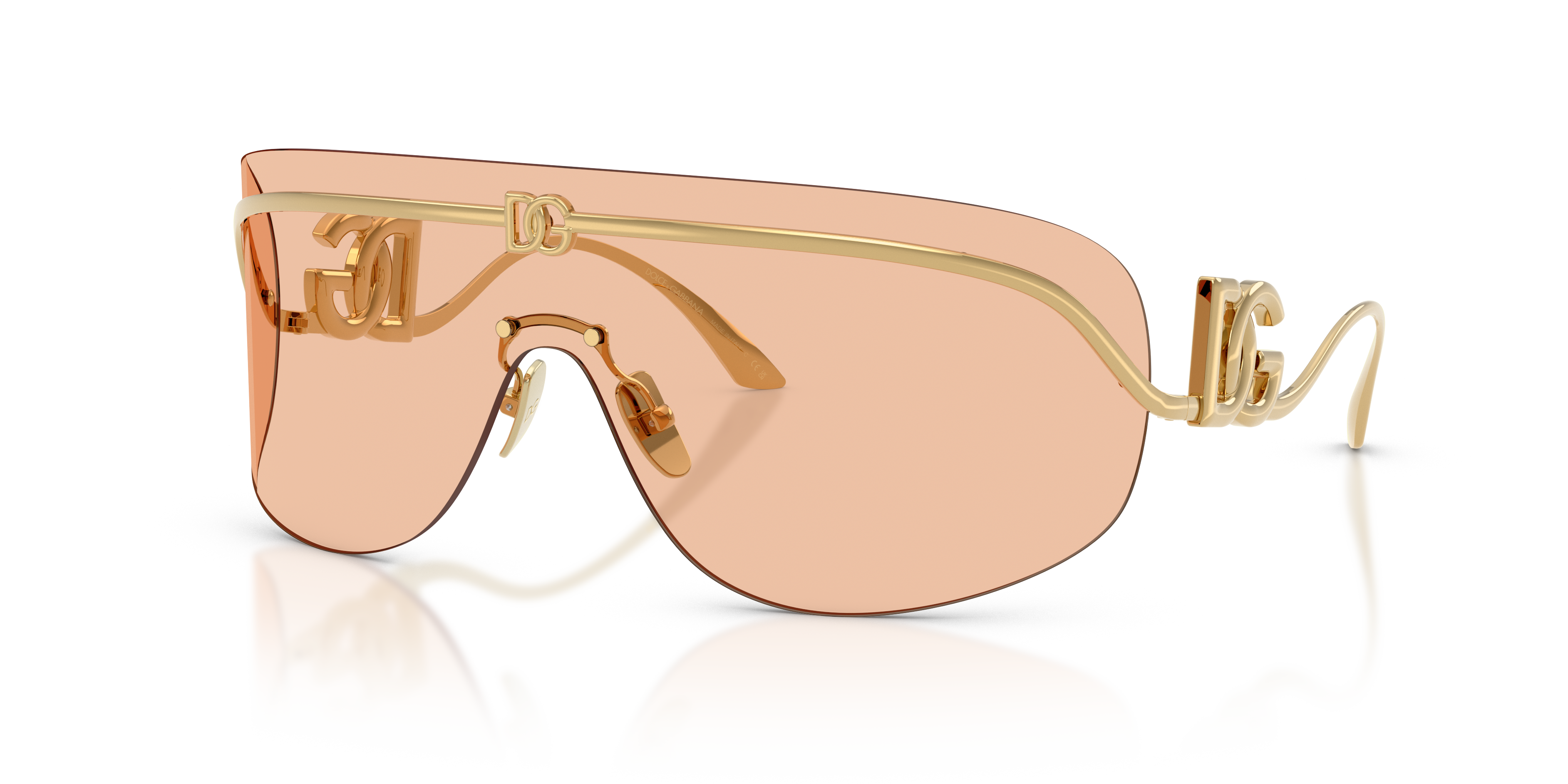 Dolce&Gabbana DG2320 XL (0 - 140) with Brown lenses and Gold frame