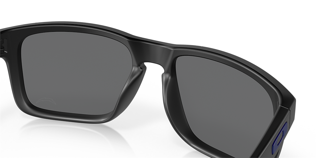 OAKLEY OO9102 Los Angeles Chargers Holbrook Matte Black - Man Sunglasses, Prizm Black Lens