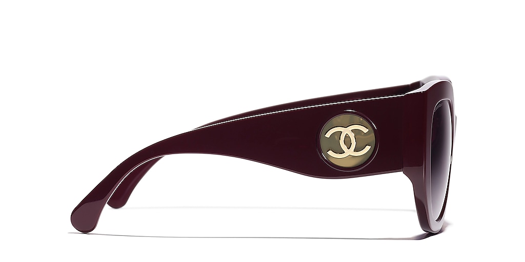 Chanel Butterfly Sunglasses CH5550 L (55 - 20) with Violet