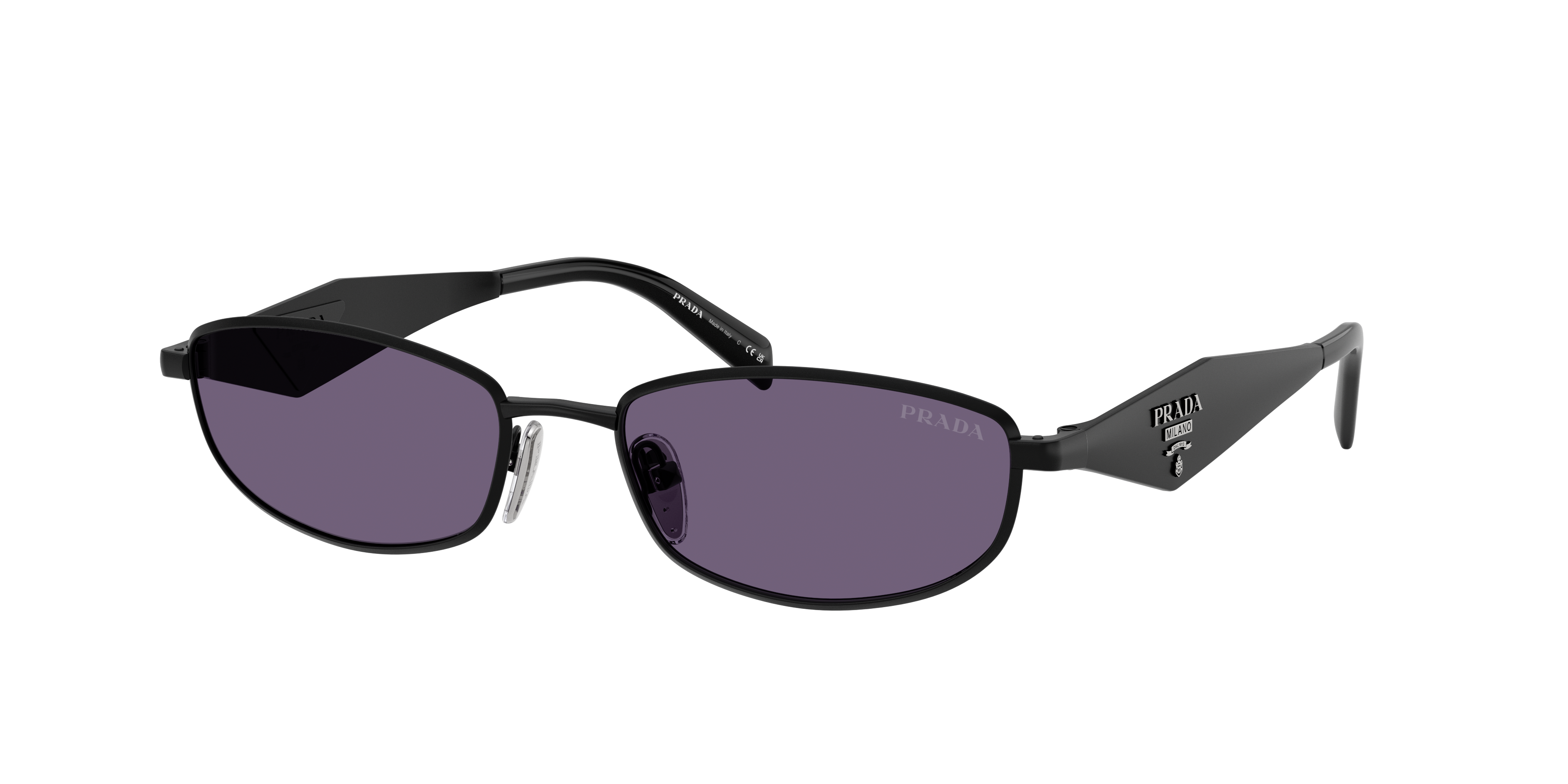 Prada Woman Sunglass PR D51S -  Frame color: Satin Black, Lens color: Mora