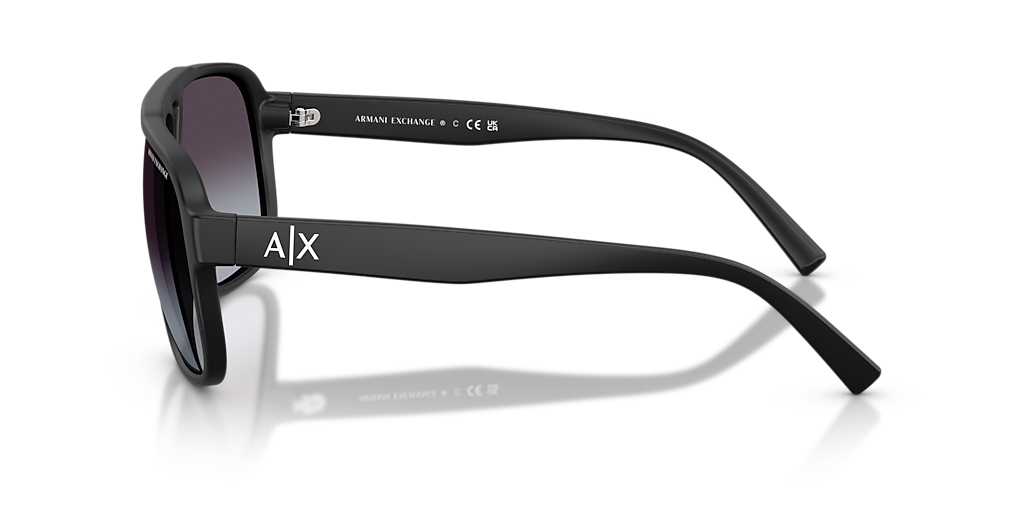 Armani Exchange AX4104S L (61 13) with Grey lenses and Black