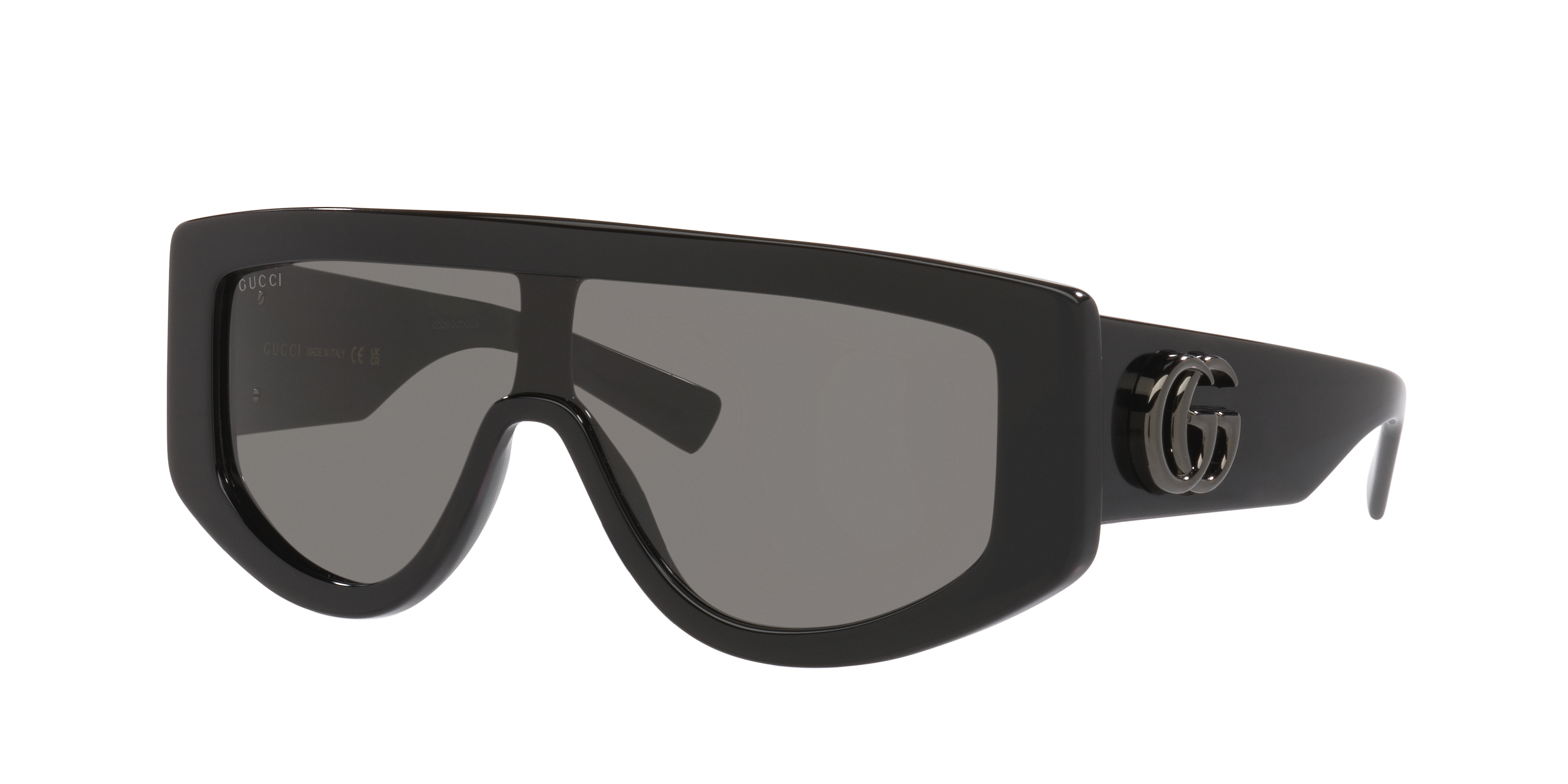 Gucci GG1950S M (32 - 132) with Grey lenses and Black frame