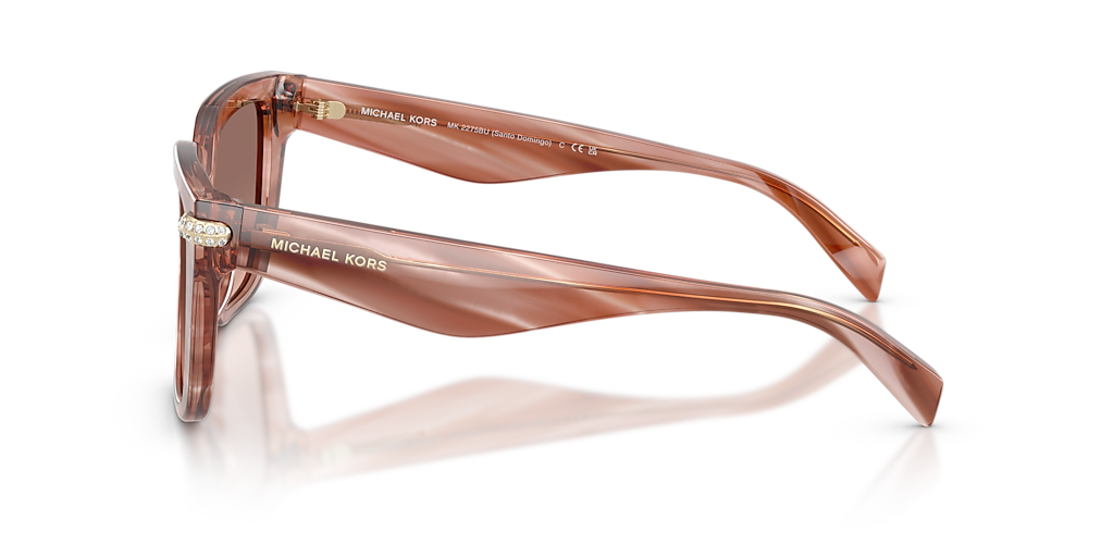 Michael Kors Santo Domingo L (54 - 17) with Brown lenses and Pink