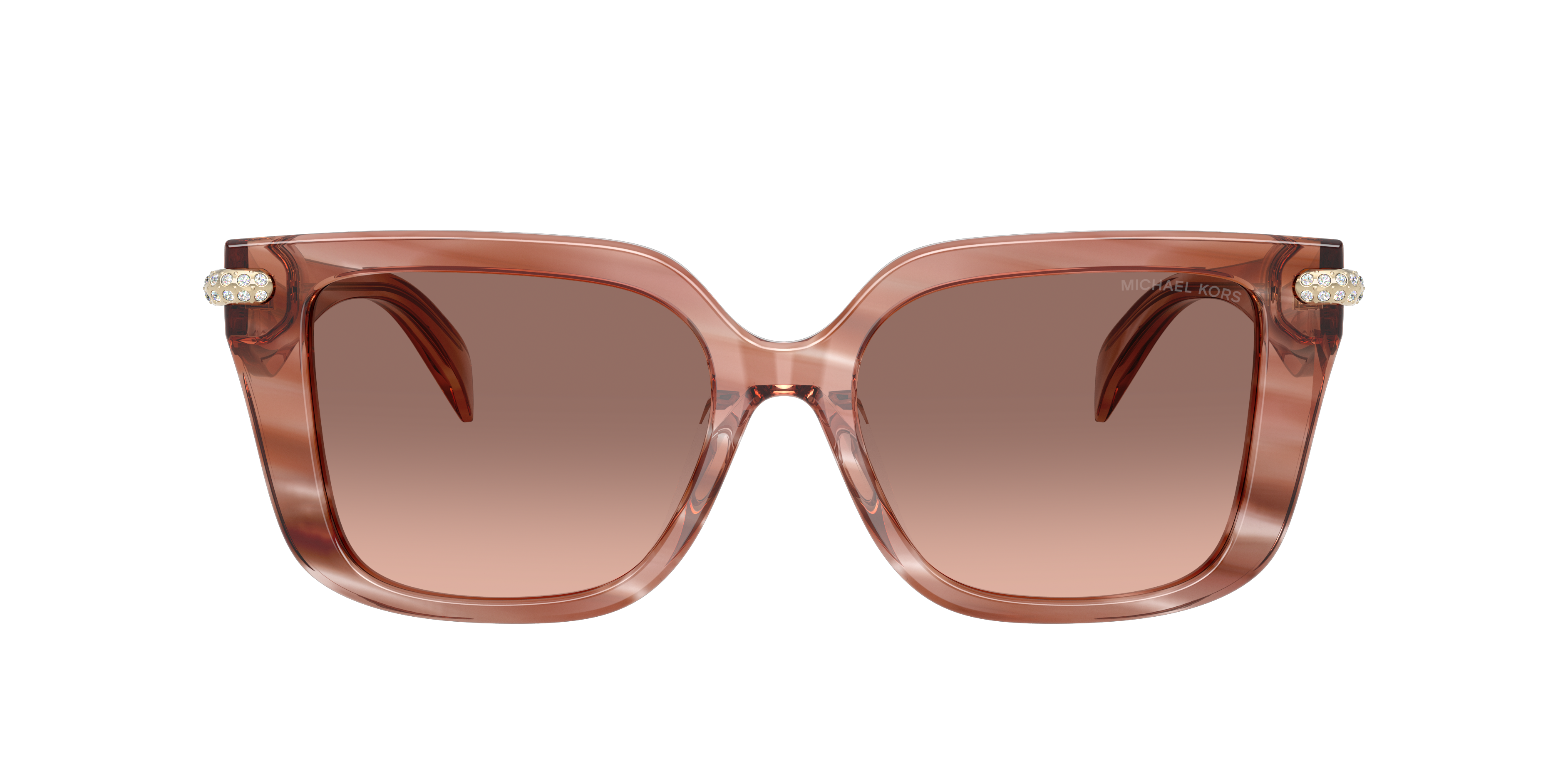 Michael Kors Santo Domingo L (54 - 17) with Brown lenses and Pink