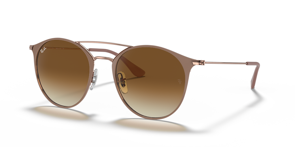 Ray-Ban RB3546 XL (52 20) with Brown lenses and Copper frame