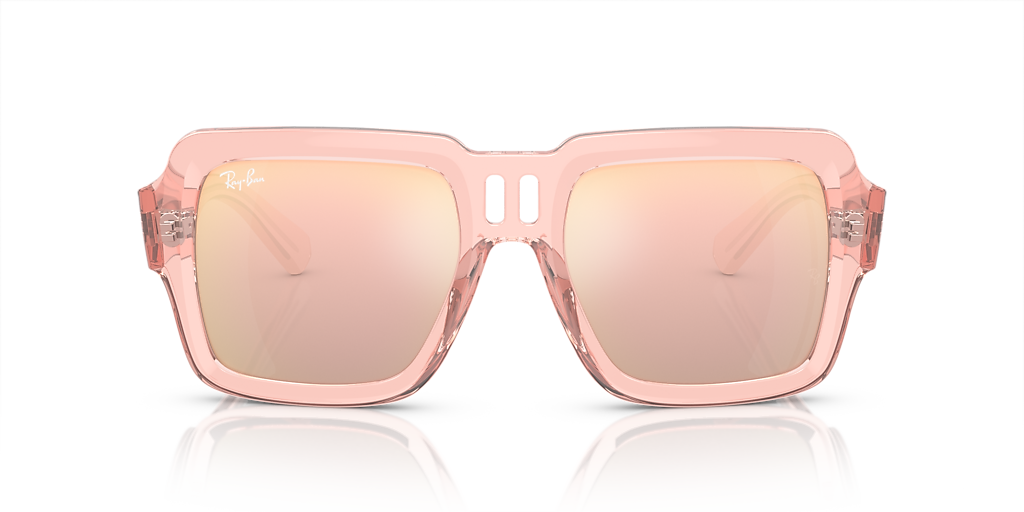 小物 RayBan sunglasses round pink case Ray-Ban RB4408 Magellan Bio-Based L (54 - 19) with Violet