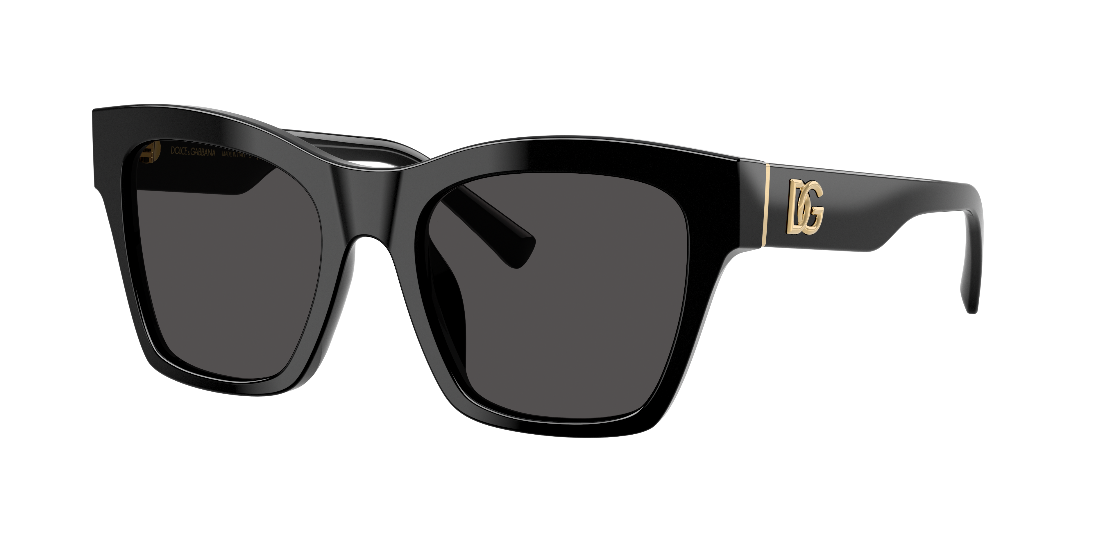 Dolce & Gabbana Sonnenbrille Mit Eckigem Gestell In Black