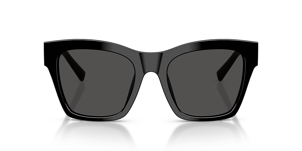 DOLCE&GABBANA DG4512 Black - Women Luxury Sunglasses, Dark Grey Lens