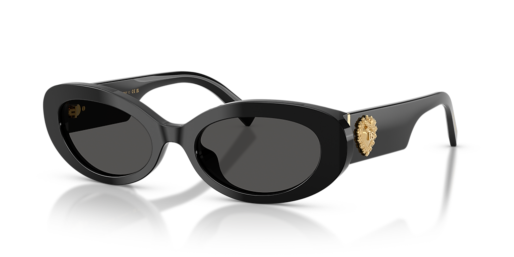 Dolce&Gabbana DG4537 S (53 - 19) with Grey lenses and Black frame