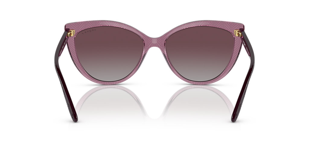 VOGUE EYEWEAR VO5484S Transparent Purple - Woman Sunglasses, Polar Grey Gradient Violet Lens