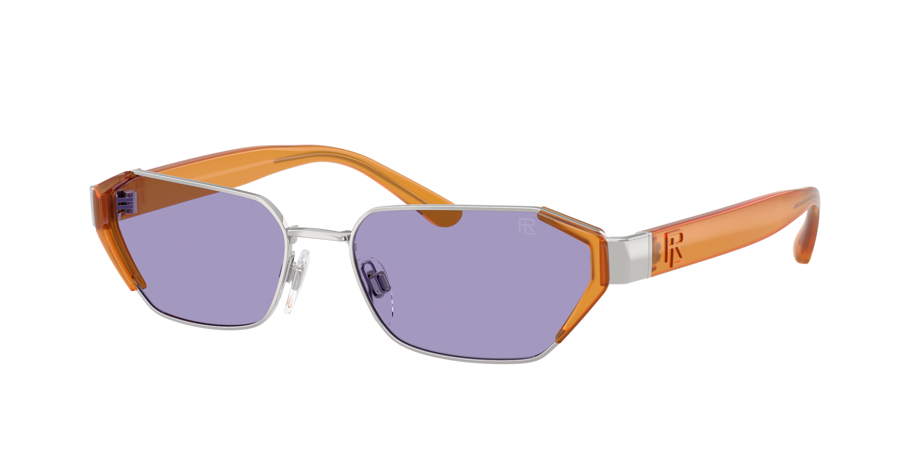 Ralph Lauren Woman Sunglass RL7094 -  Frame color: Shiny Silver, Lens color: Violet