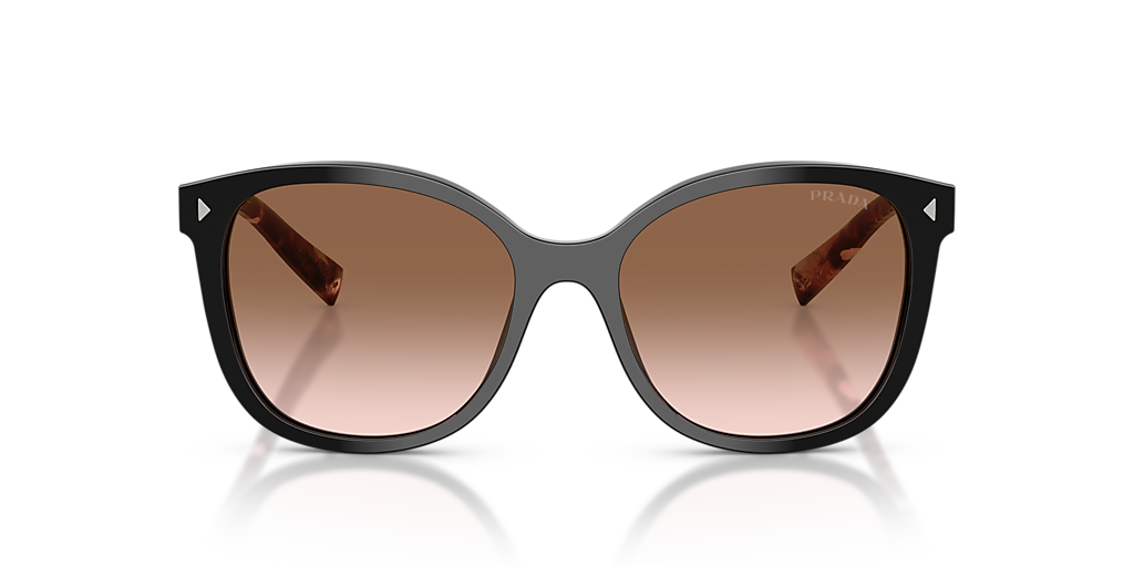 Prada PR 22ZS S (53 - 17) with Brown lenses and Black frame  display picture 2