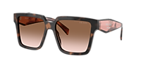 Prada PR 24ZSF L (57 - 14) with Brown lenses and Tortoise  display picture 3