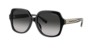 Coach HC8377U CL925 XXL (55 - 18) with Grey lenses and Black Coach HC8377U CL925 XXL (55 - 18) with Grey lenses and Black