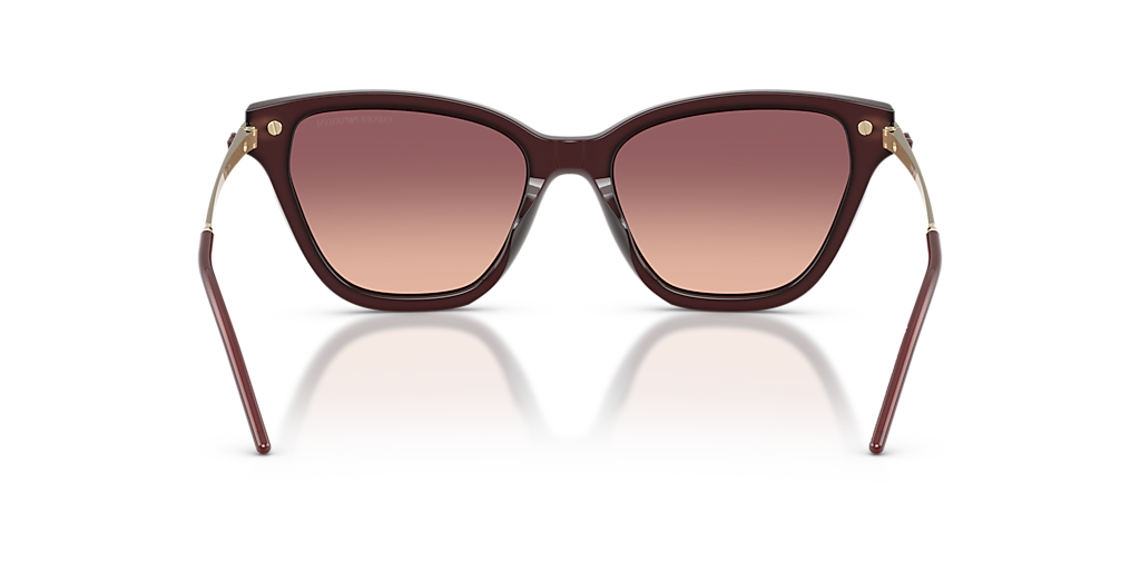 EMPORIO ARMANI EA4251 Shiny Opal Bordeaux - Women Sunglasses, Pink Gradient Violet Lens