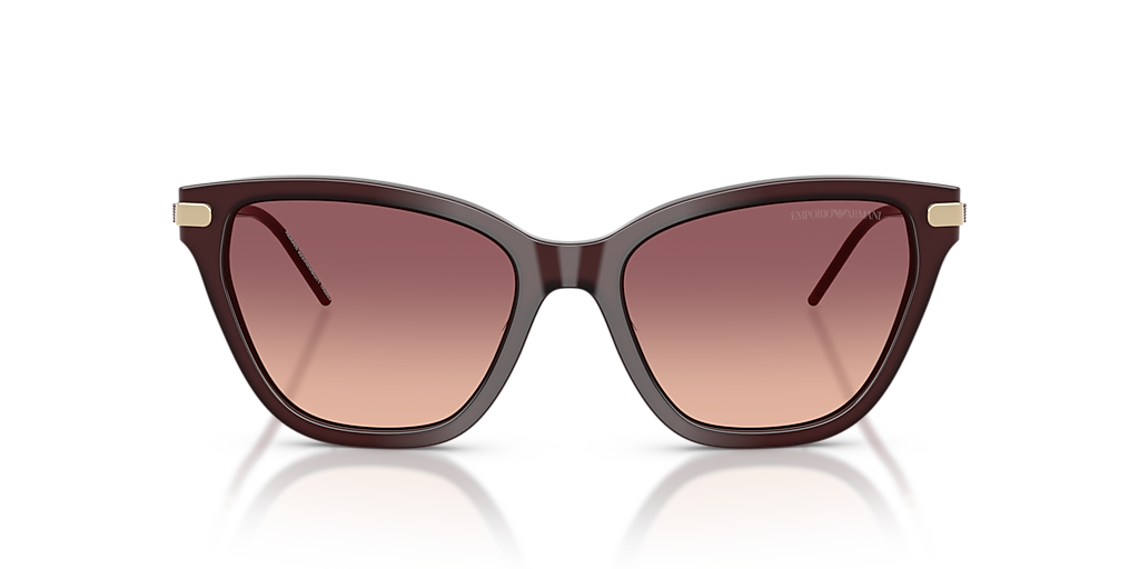 EMPORIO ARMANI EA4251 Shiny Opal Bordeaux - Women Sunglasses, Pink Gradient Violet Lens