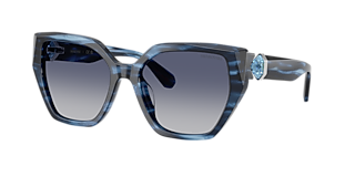 Swarovski SK7029 XL (58 - 19) with Green lenses and Gold frame