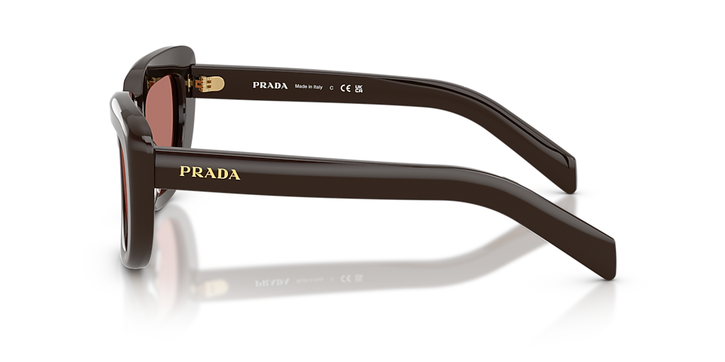 Prada PR D07S S (53 - 20) with Brown lenses and Brown frame