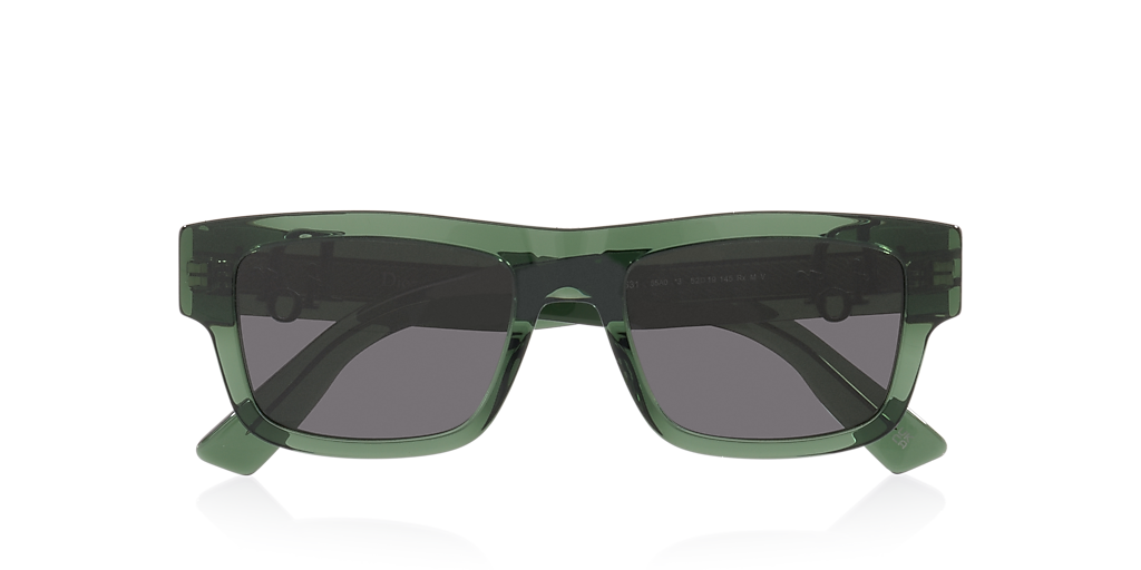 【希少】クリスチャンディオール　サングラス　オリーブグリーン　スクエアアイ　良品 DIOR Dior Oblique S3I XS (52 - 19) with Grey lenses and Green