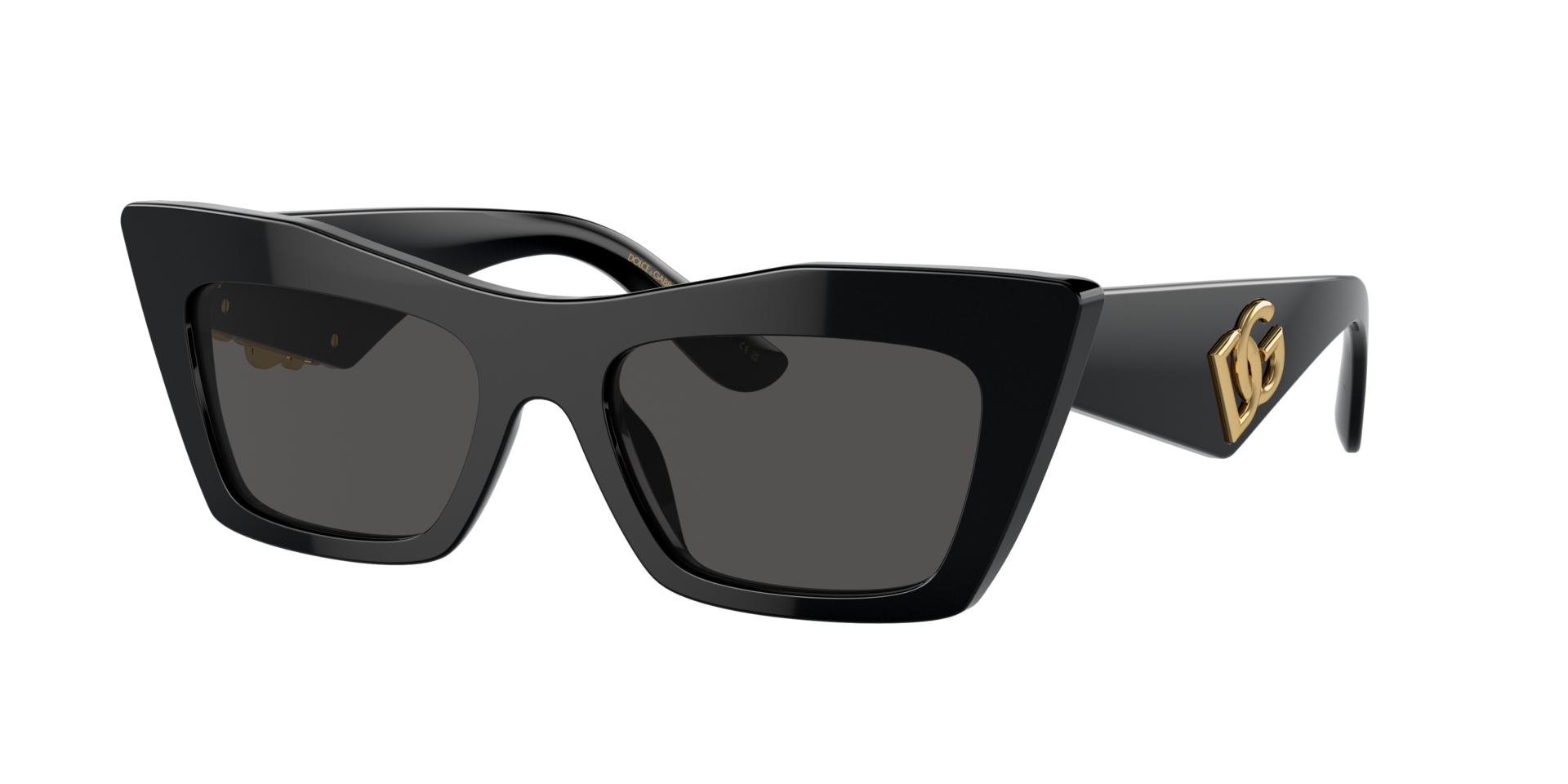 Dolce&Gabbana Woman Sunglass DG4435 - Frame color: Black, Lens color: Dark Grey