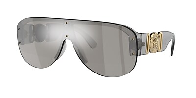 Versace VE4391 01 Dark Grey & Black Sunglasses | Sunglass Hut New 