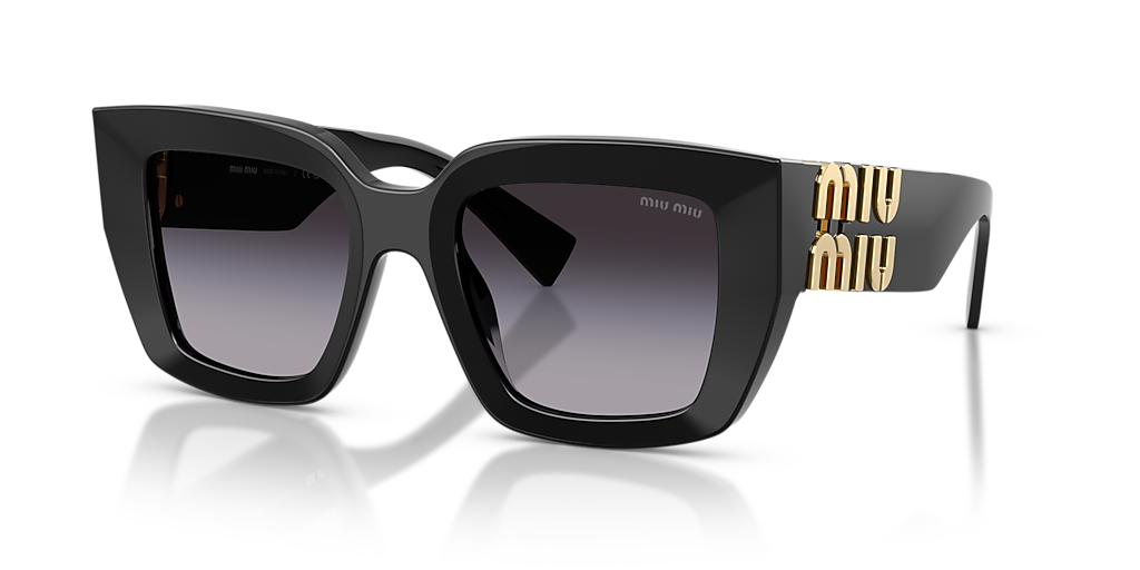 Miu Miu MU B05S XL (51 - 21) with Grey lenses and Black
