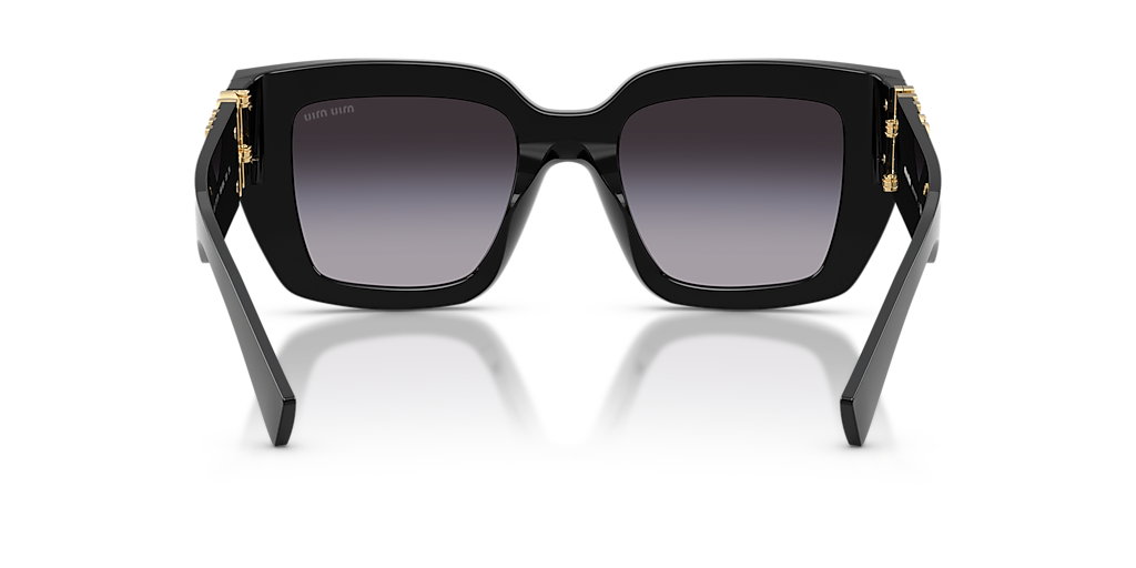 Miu Miu MU B05S XL (51 - 21) with Grey lenses and Black